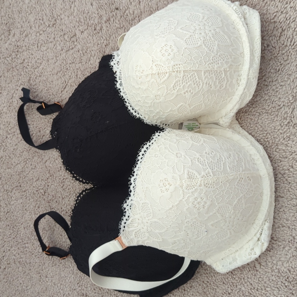 American Eagle Lace Plunge Push Up Bras
